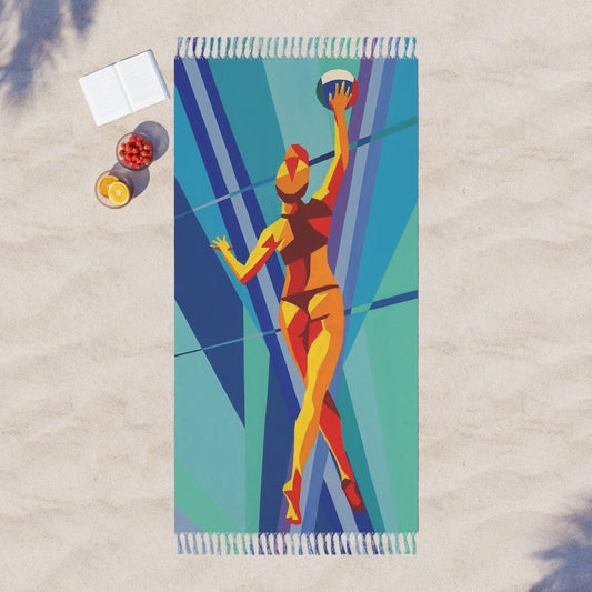 Boho Beach Towel - Beach Open