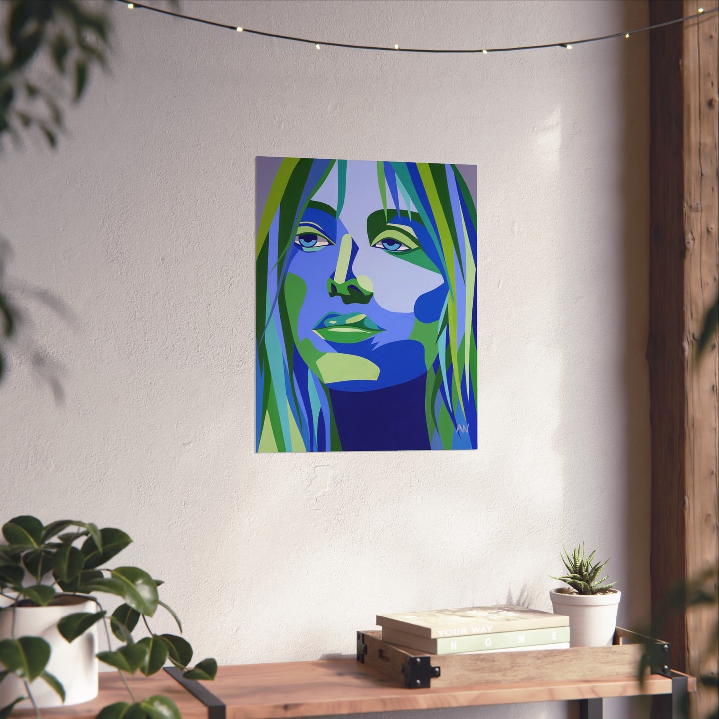 Billie Blue Fine Art Poster