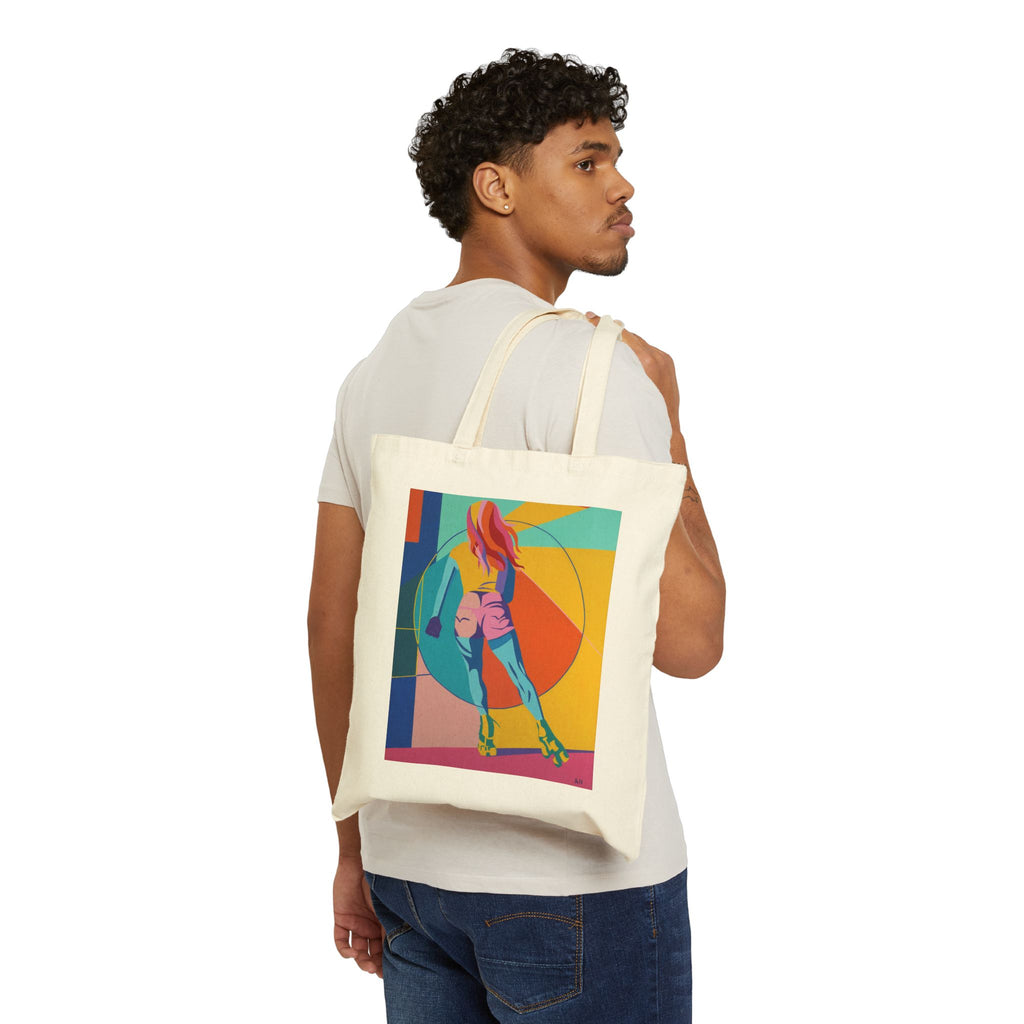 Cotton Canvas Tote Bag - Moving