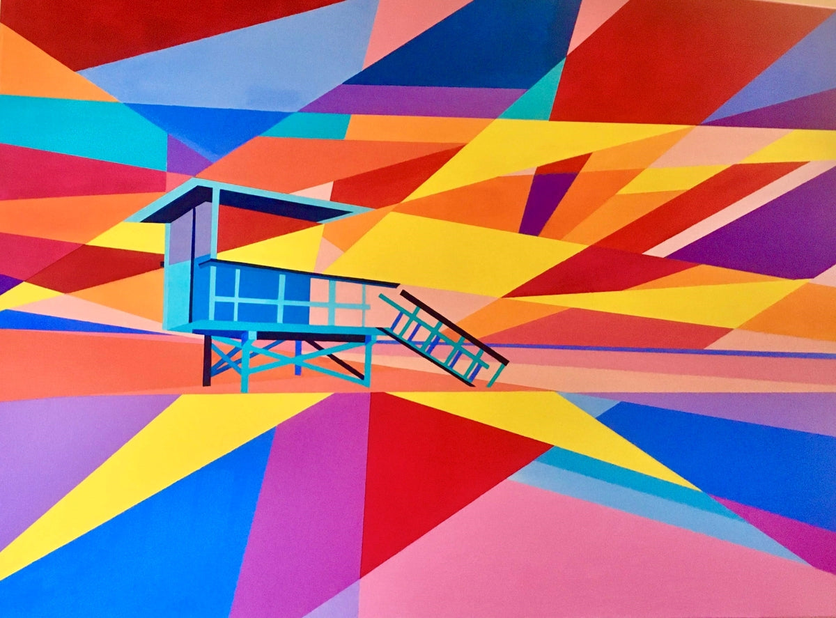 LifeGuard Tower II (Wood, Metal, Canvas prints)