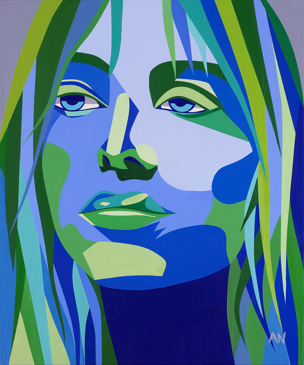 Billie Blue (Wood, Metal, Canvas prints)