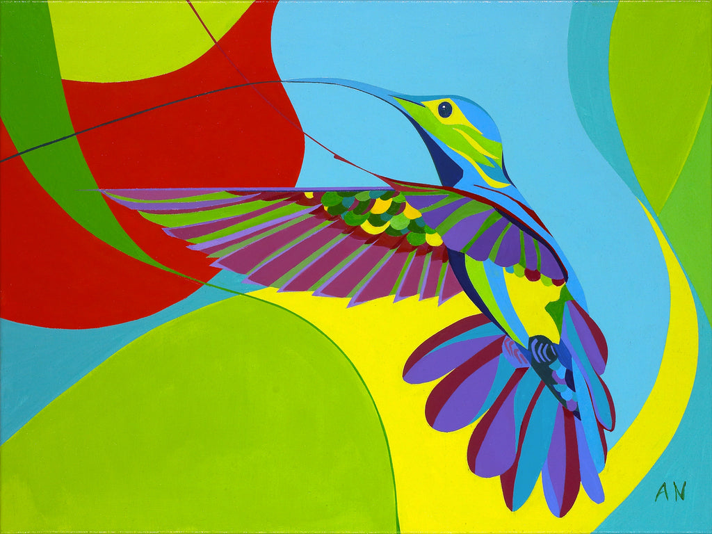 The Hummingbird Dream (Wood, Metal, Canvas prints)