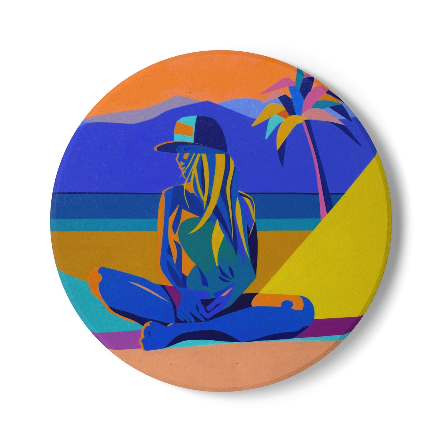 Ceramic Coaster - SoCal Spirit