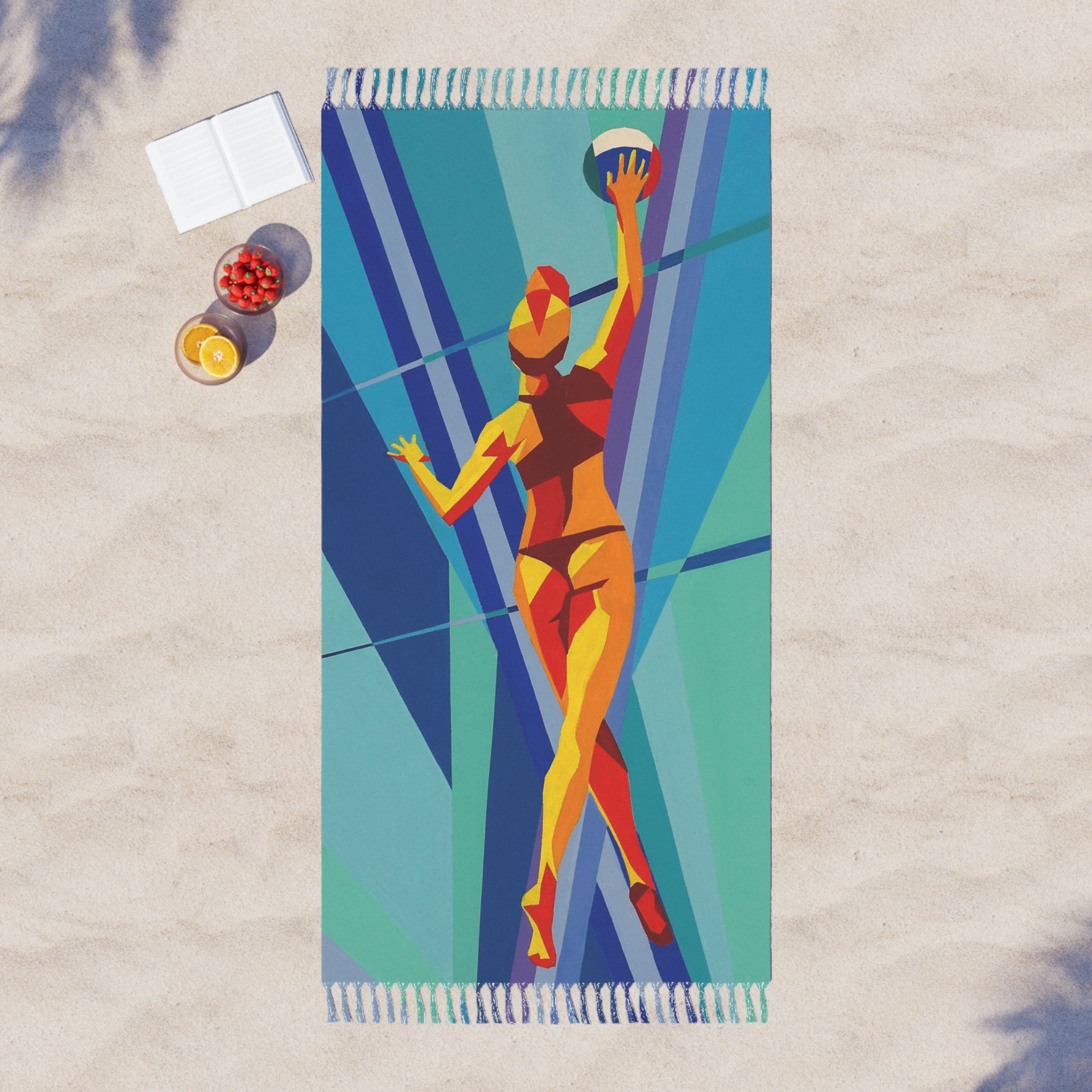 Boho Beach Towel - Beach Open