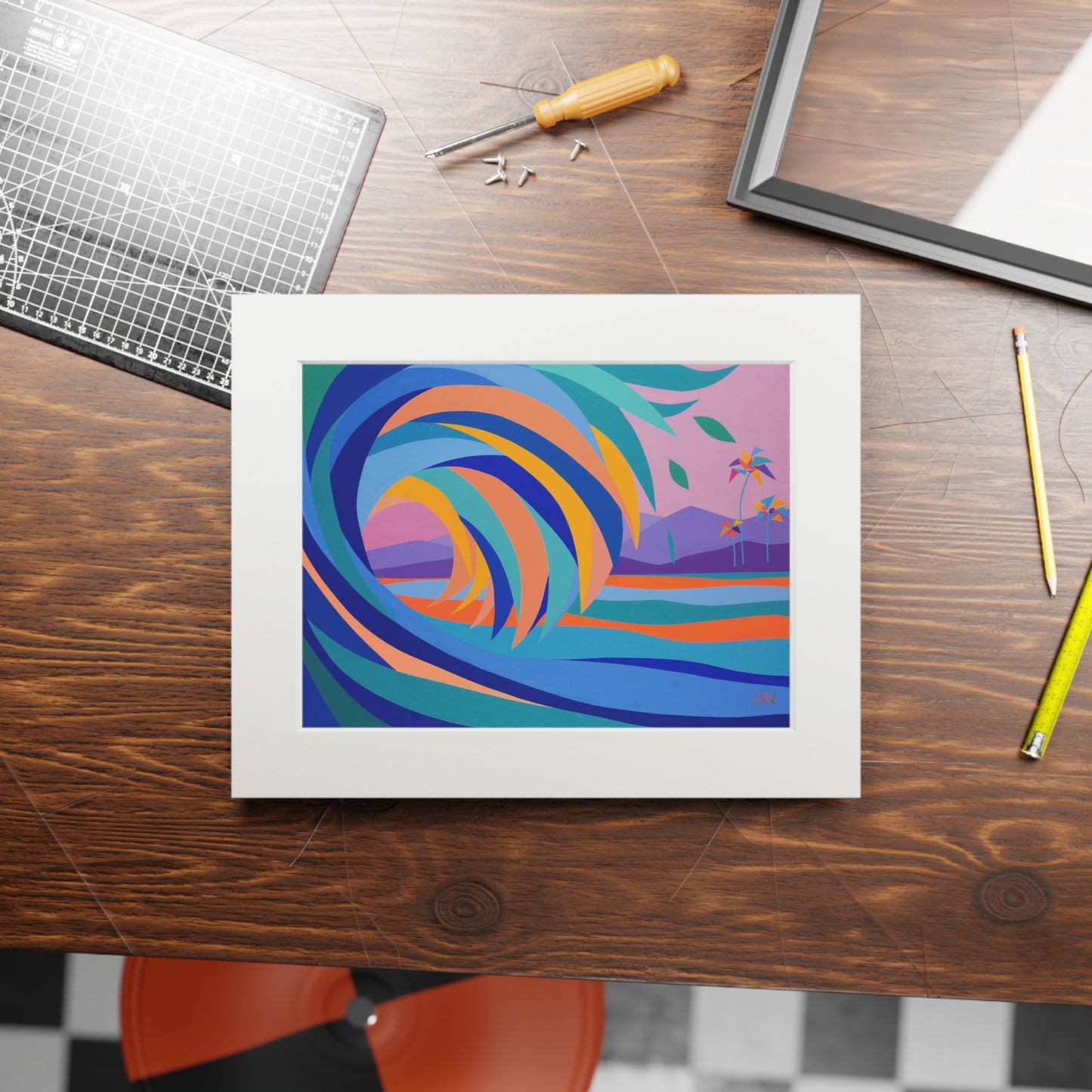 The Whimsical Wave Giclee Print