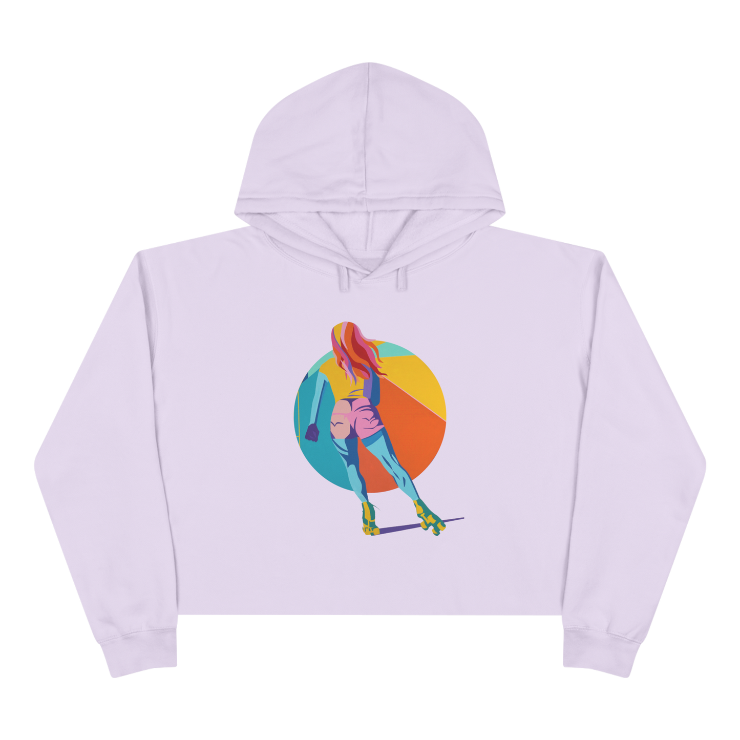 Rollergirl Crop Hoodie - Moving