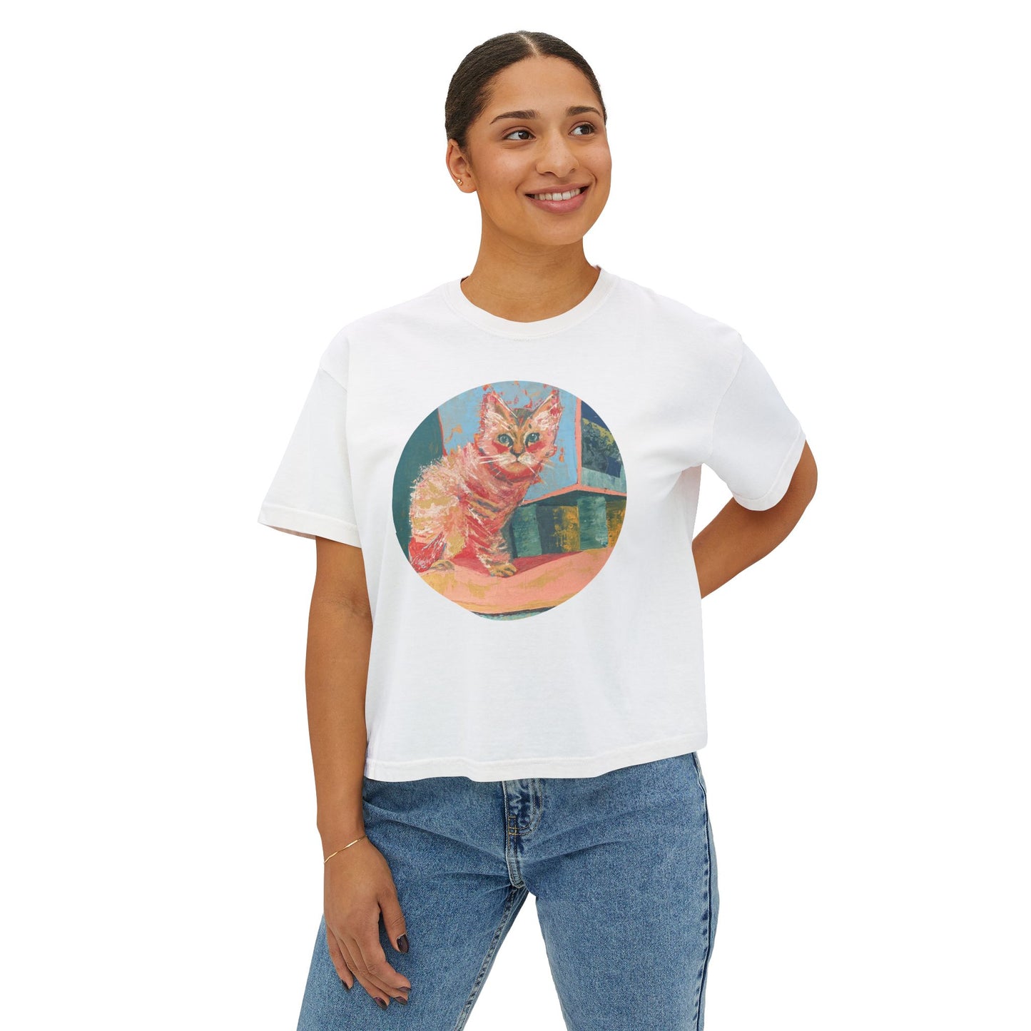 Home Kitten Women's Boxy Tee