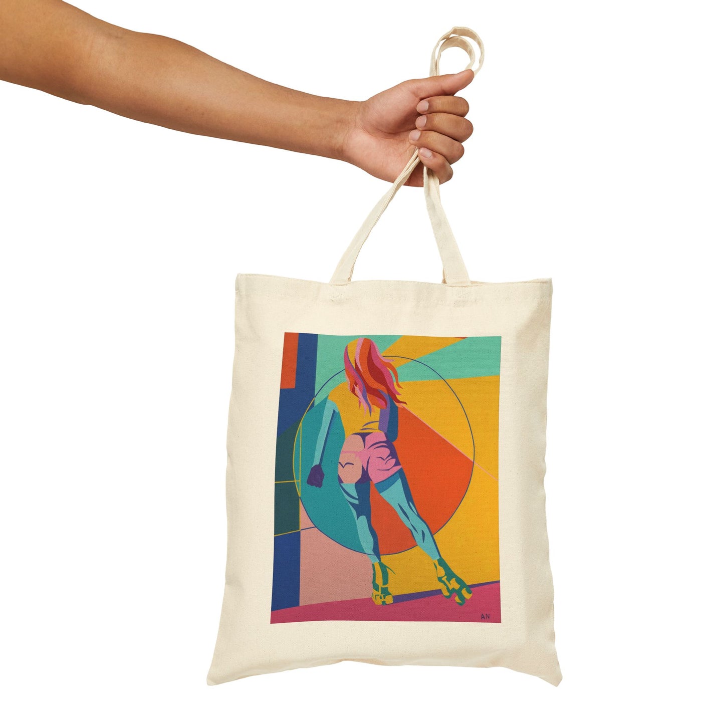 Cotton Canvas Tote Bag - Moving