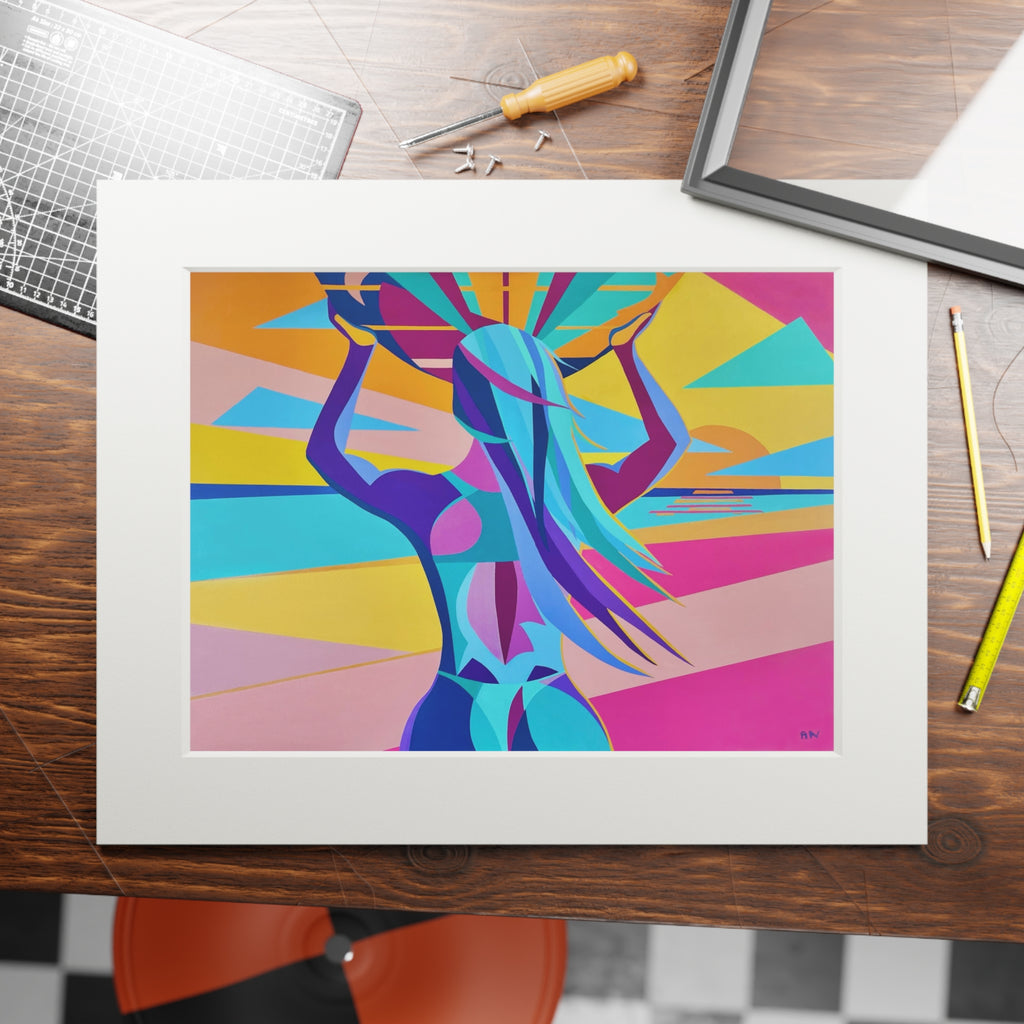 Surf At Dusk Giclee Print