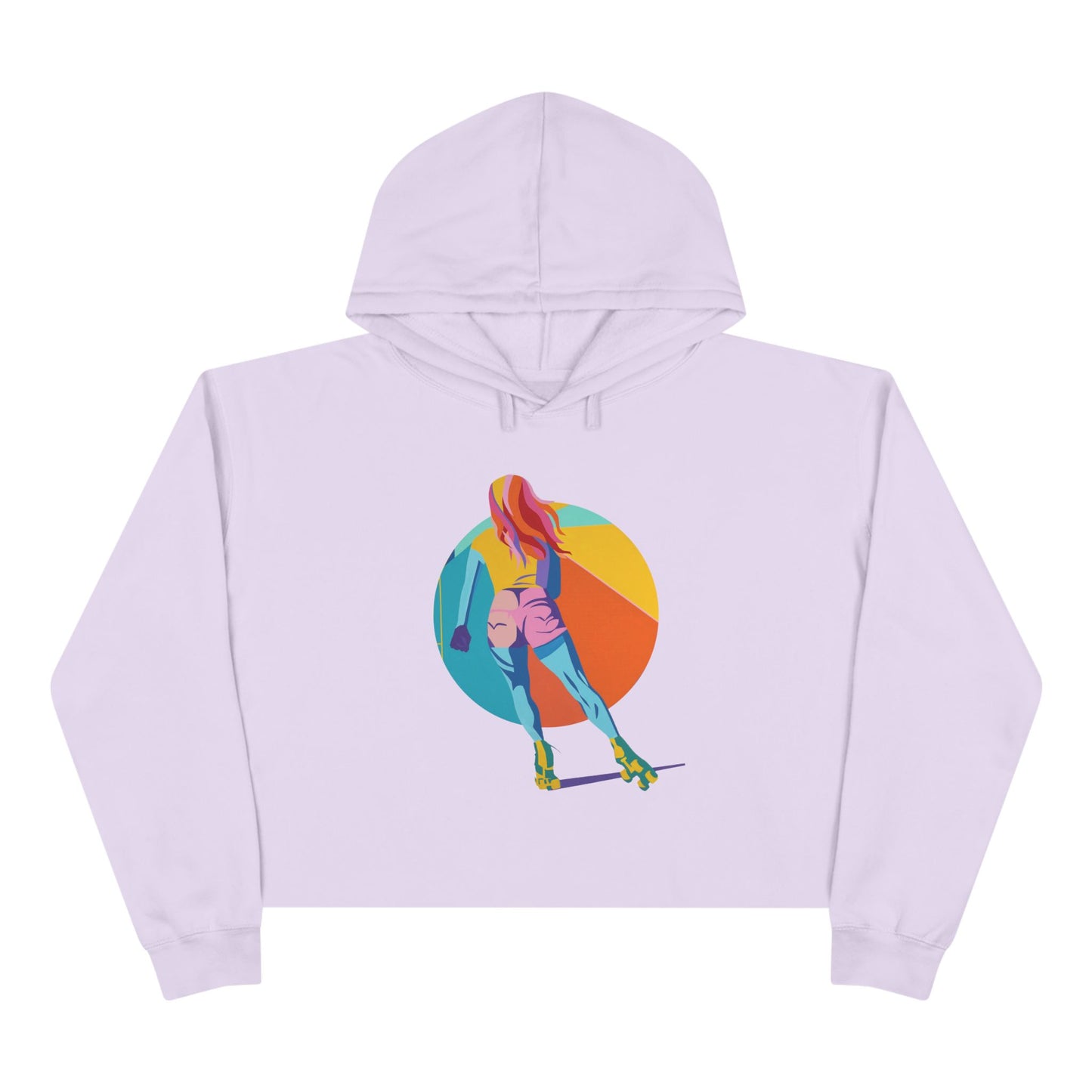 Rollergirl Crop Hoodie - Moving