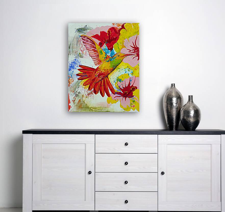 Jardin Sauvage I (Wood, Metal, Canvas prints)