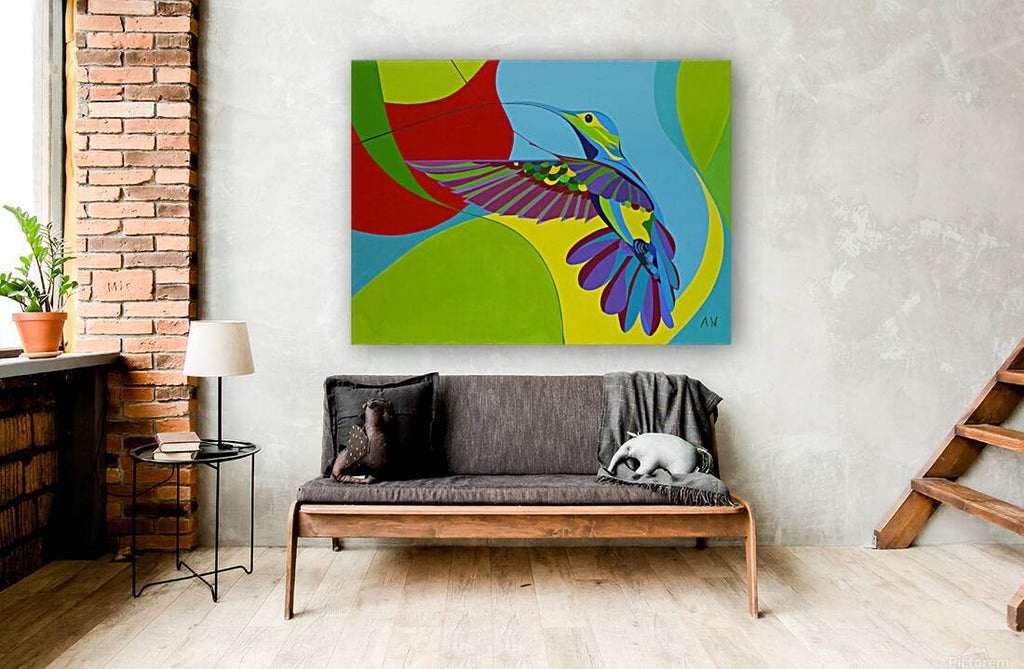 The Hummingbird Dream (Wood, Metal, Canvas prints)